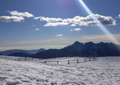 rifugio capanna 2000 escursione invernale plassa