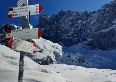 Escursione invernale al Rifugio Albani da Colere (Bergamo)