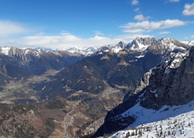 escursione invernale rifugio albani colere