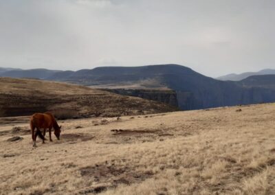 Hiking escursione cascate Maletsunyane waterfalls Semonkong Lesotho