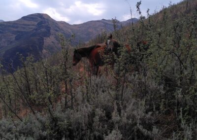 Escursione hiking cascata Holomo waterfall Ts’ehlanyane National Park Maliba Lesotho