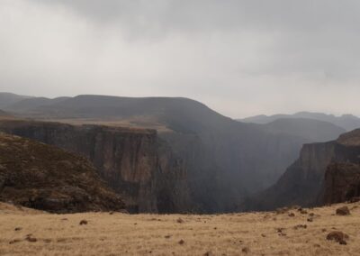 Hiking escursione cascate Maletsunyane waterfalls Semonkong Lesotho