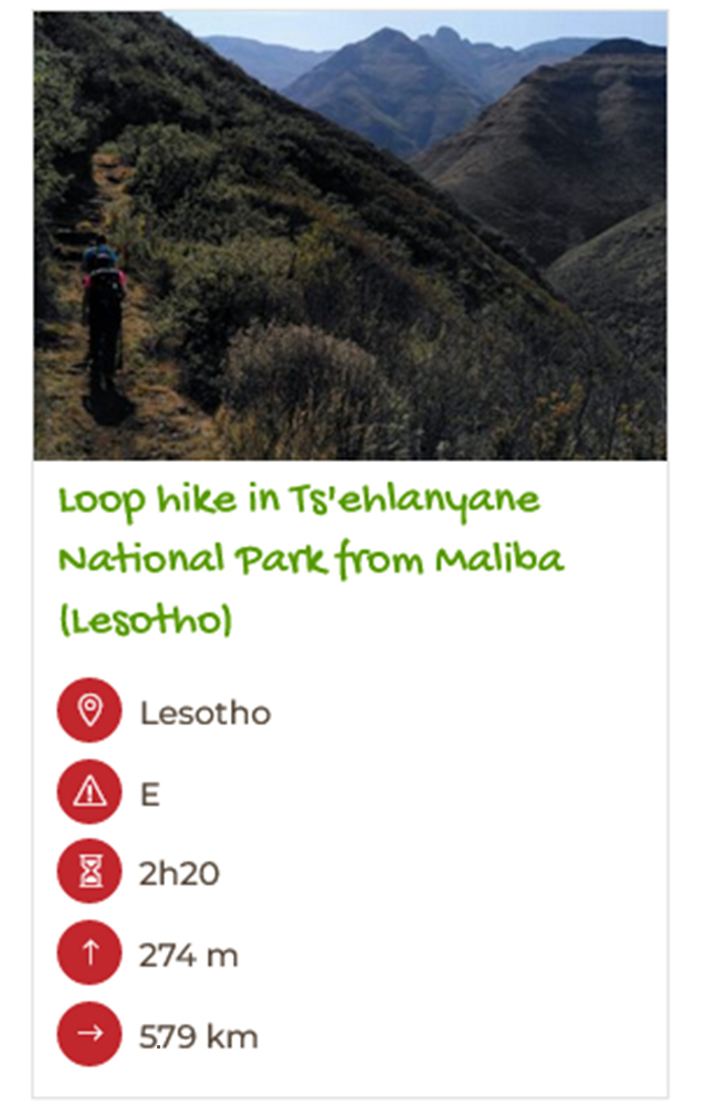 lesotho hiking maliba