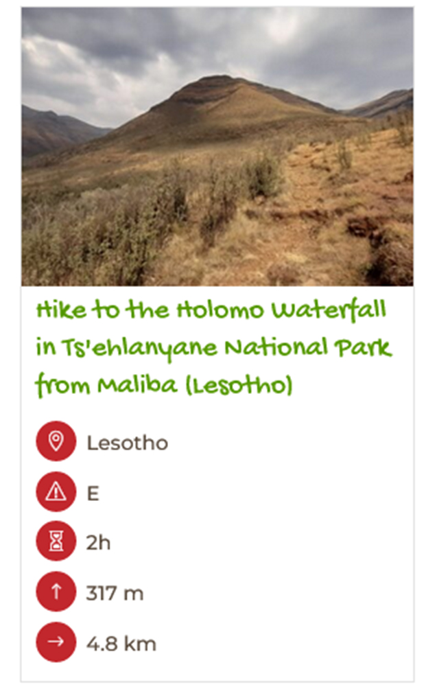 lesotho hiking maliba