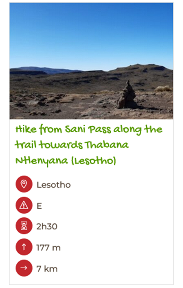 sani pass lesotho hiking