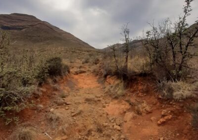 Escursione hiking cascata Holomo waterfall Ts’ehlanyane National Park Maliba Lesotho