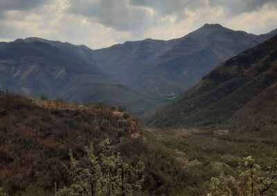 Escursione hiking cascata Holomo waterfall Ts’ehlanyane National Park Maliba Lesotho