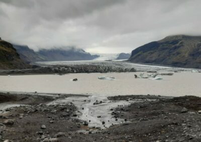 Escursione al ghiacciaio Vatnajökull nel Parco Naturale di Skaftafell (Islanda)